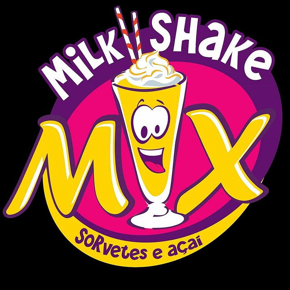 Logo Milk Shake Mix - Itapoá-SC