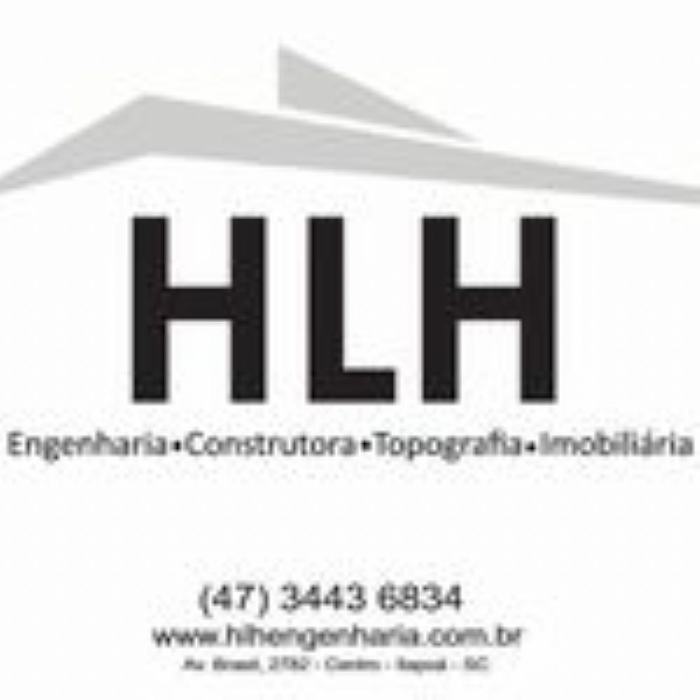 Logo HLH Construtora, Topografia e Engenharia
