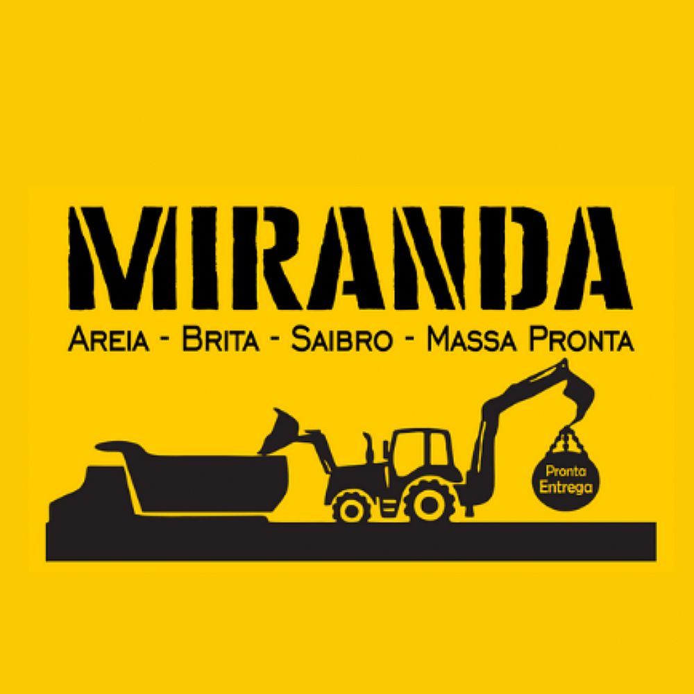 Logo Miranda Areia Brita Saibro